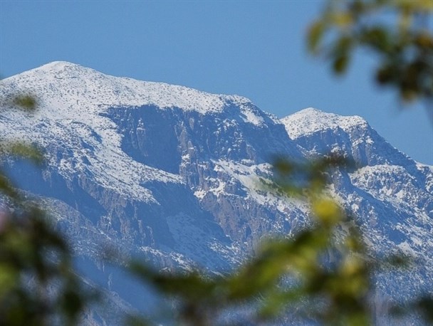 تصاویر/چشم انداز زیبای برفی درکوه خامی