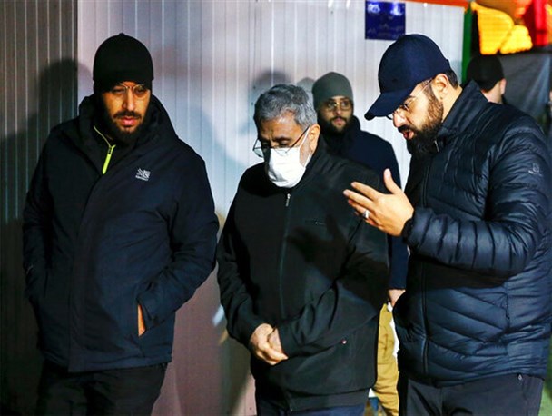 سردارقاآنی به تماشای «جان‌فدا» نشست