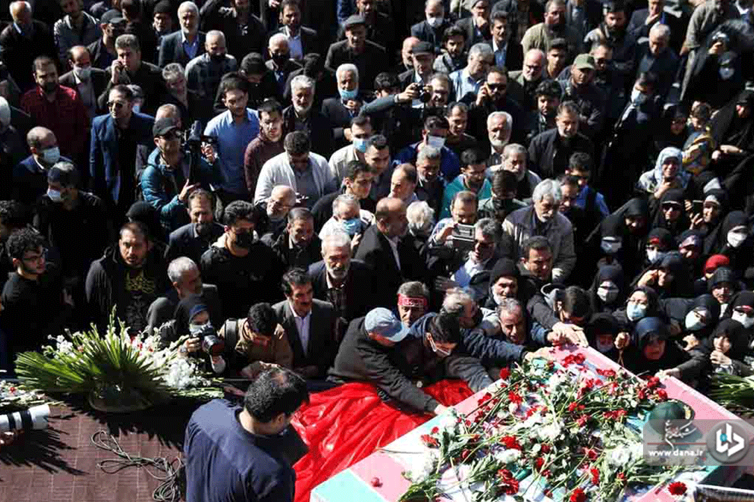 مراسم تشییع پیکر شهیدان میلاد حیدری و مقداد مهقانی جعفر آبادی