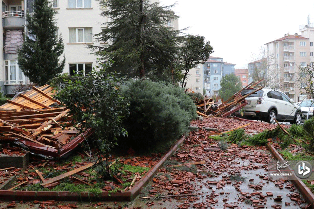 خسارت های طوفان در ترکیه