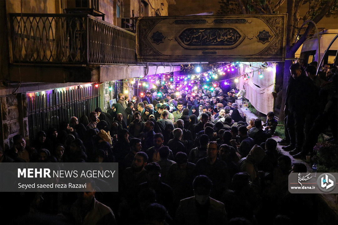 مراسم وداع با پیکر شهیدان میلاد حیدری و مقداد مهقانی جعفر آبادی