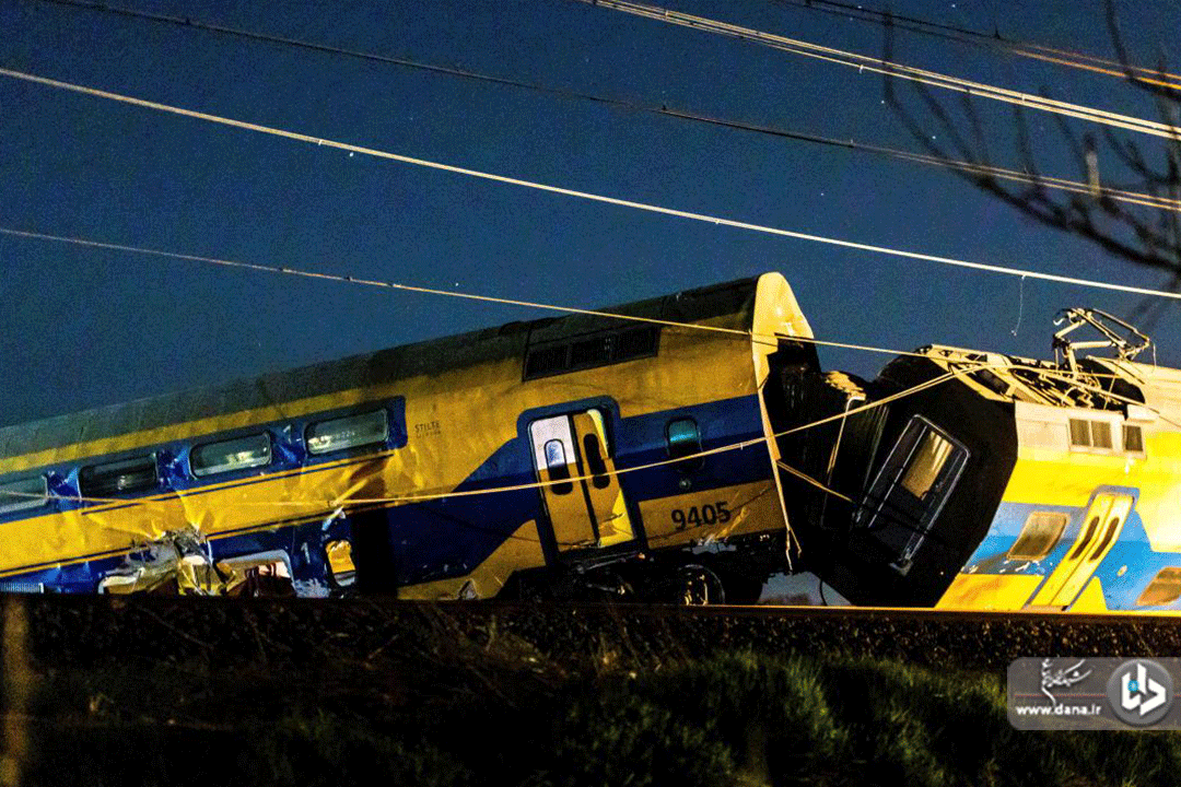 برخورد قطار مسافربری با قطار باری در هلند