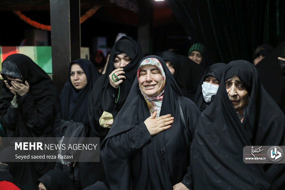 مراسم وداع با پیکر شهیدان میلاد حیدری و مقداد مهقانی جعفر آبادی