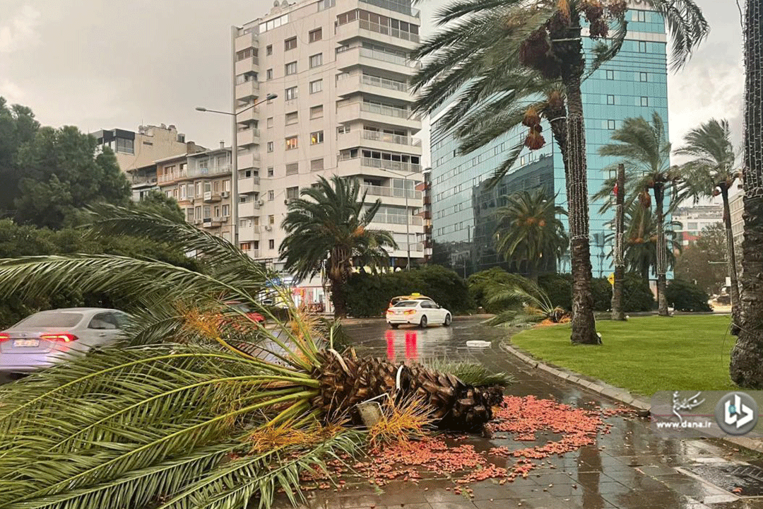 خسارت های طوفان در ترکیه