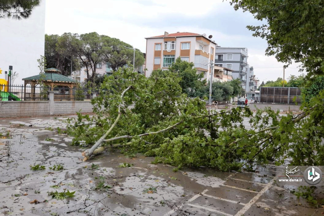 خسارت های طوفان در ترکیه