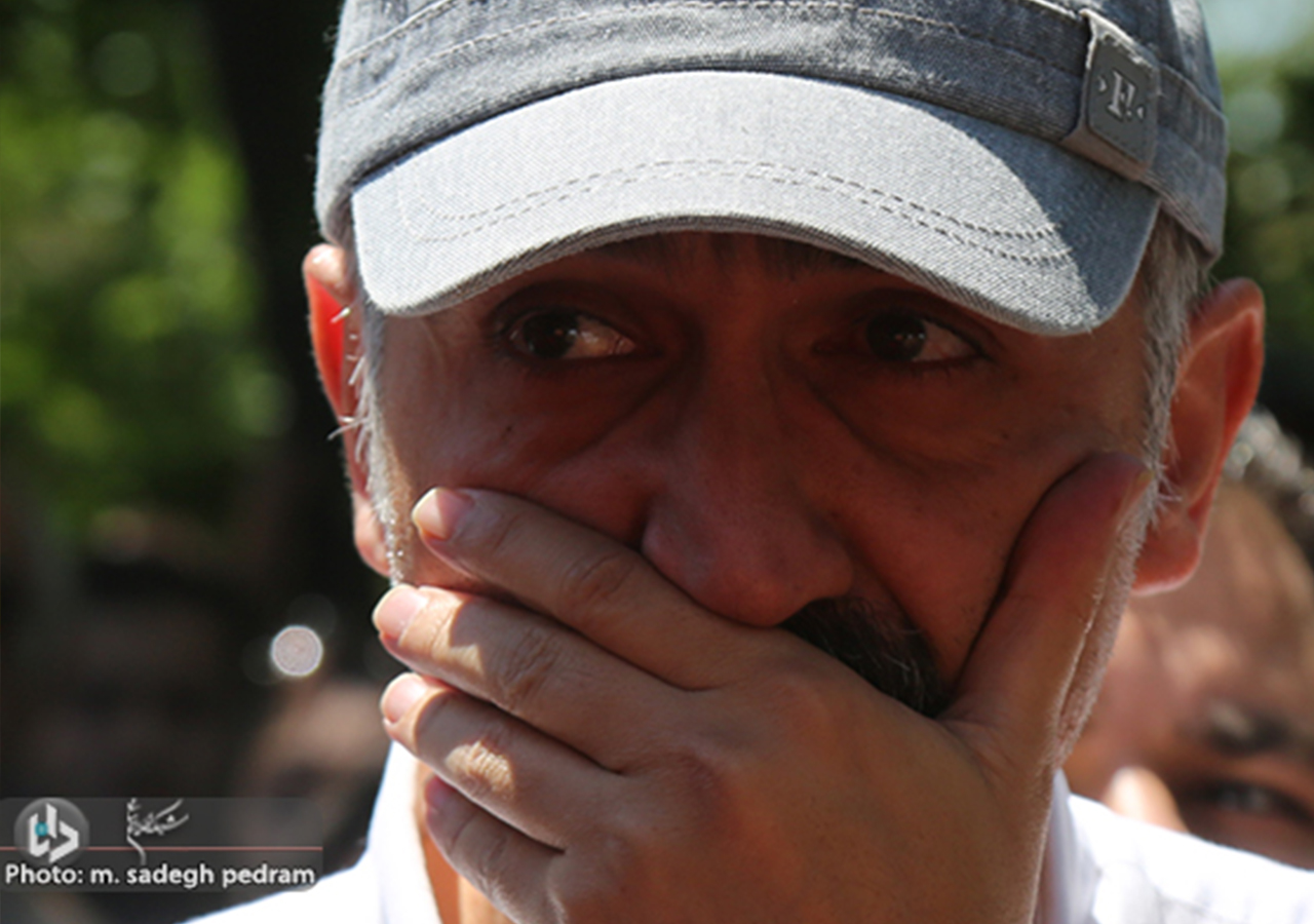 مراسم تشییع مرحوم حسام محمودی