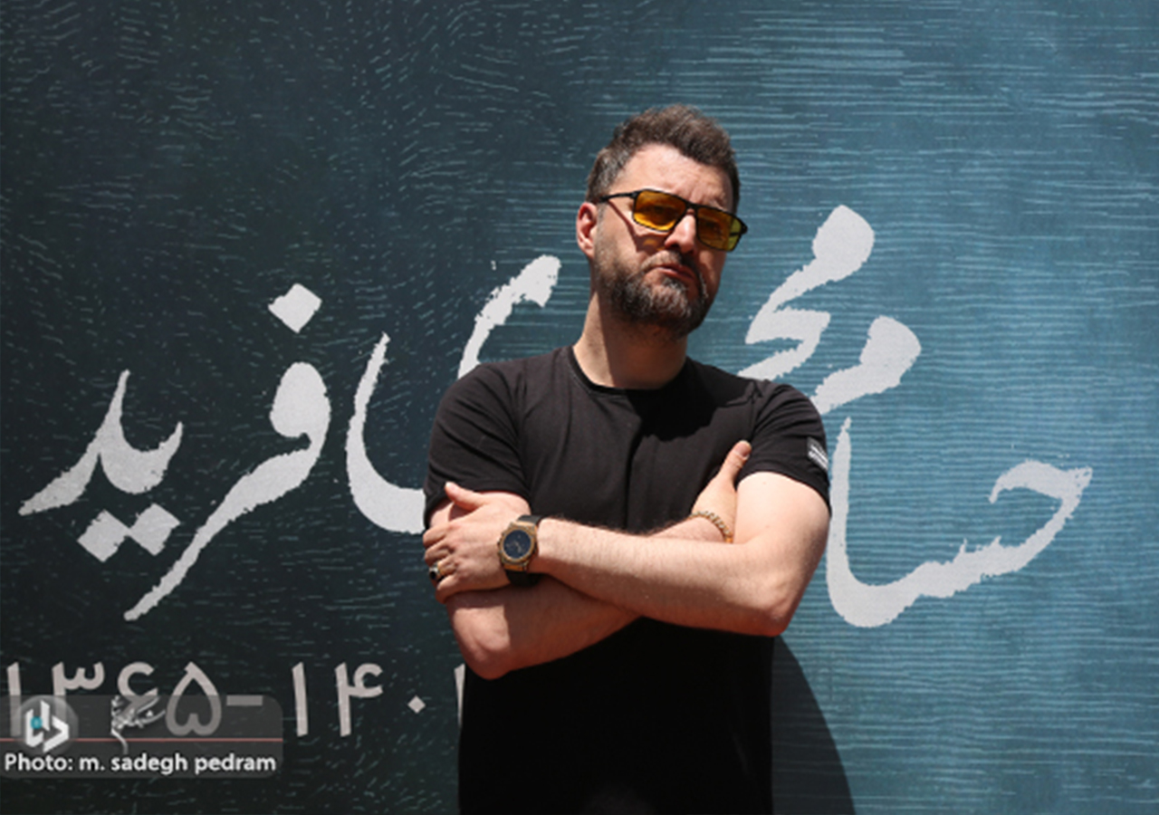 مراسم تشییع مرحوم حسام محمودی