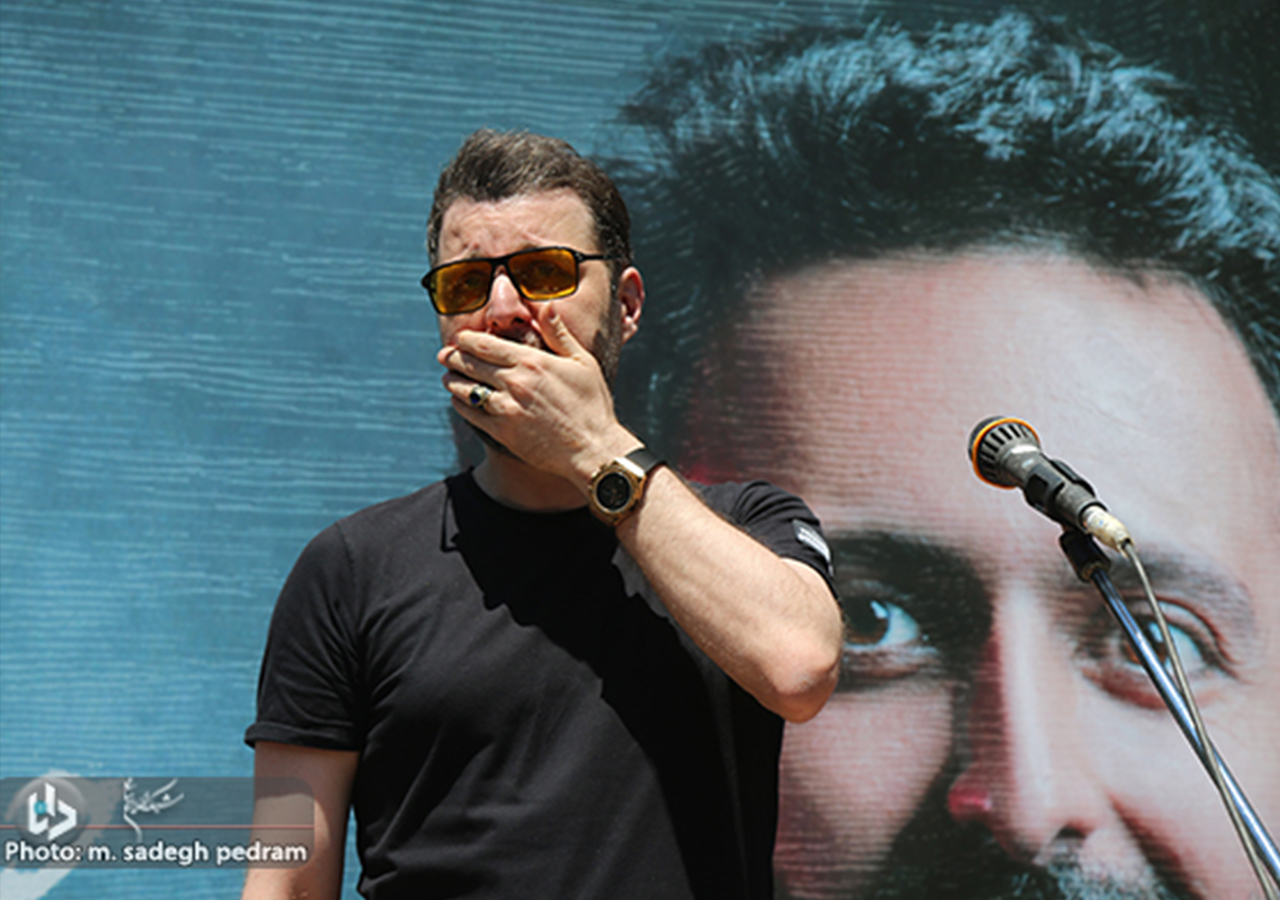 مراسم تشییع پیکر مرحوم حسام محمودی