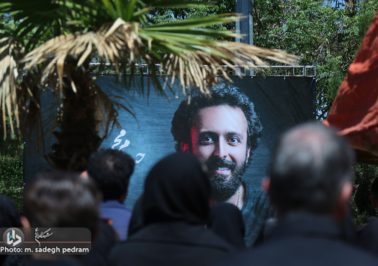 مراسم تشییع مرحوم حسام محمودی