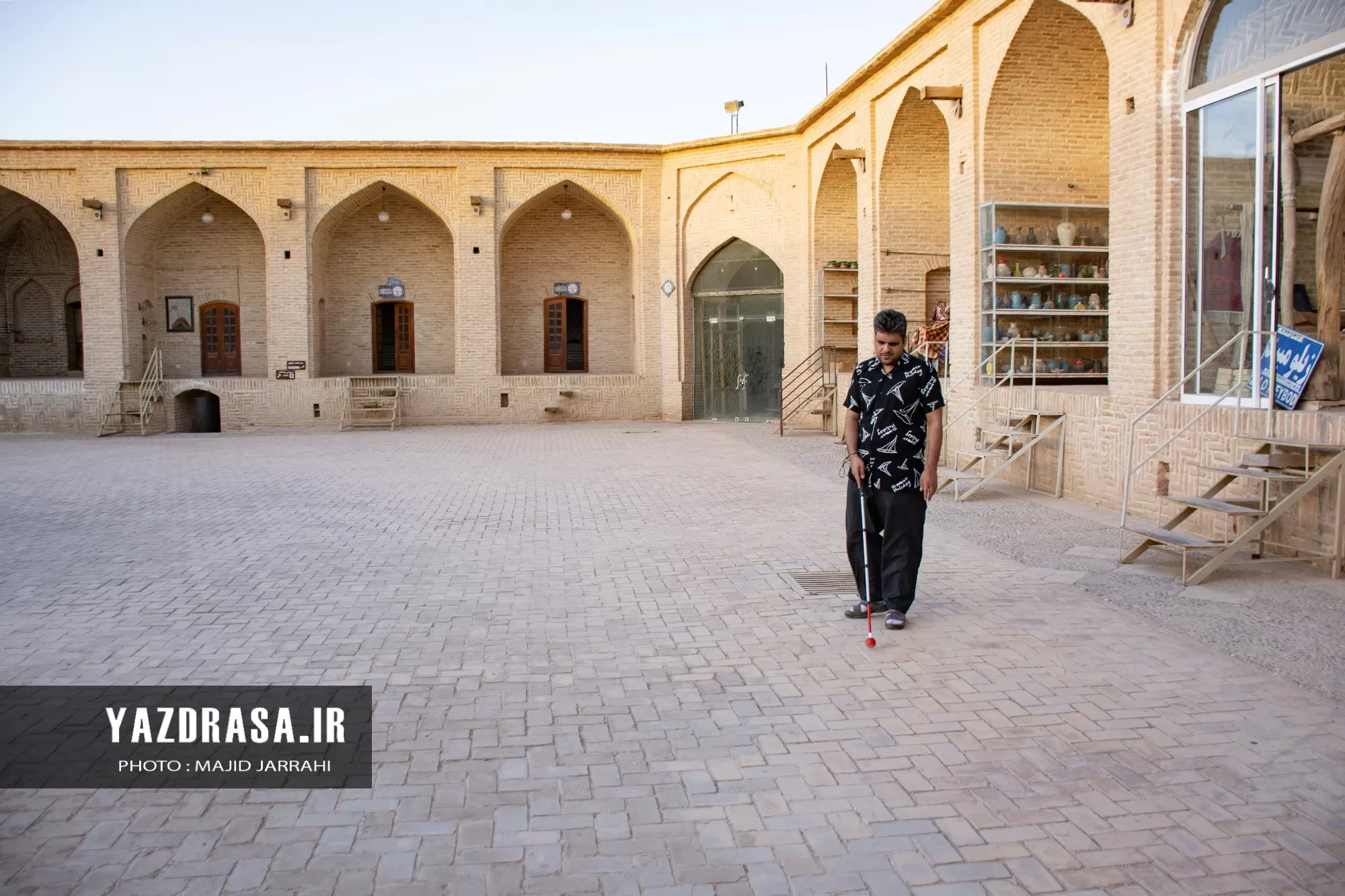 جوان نابینای زیلوباف