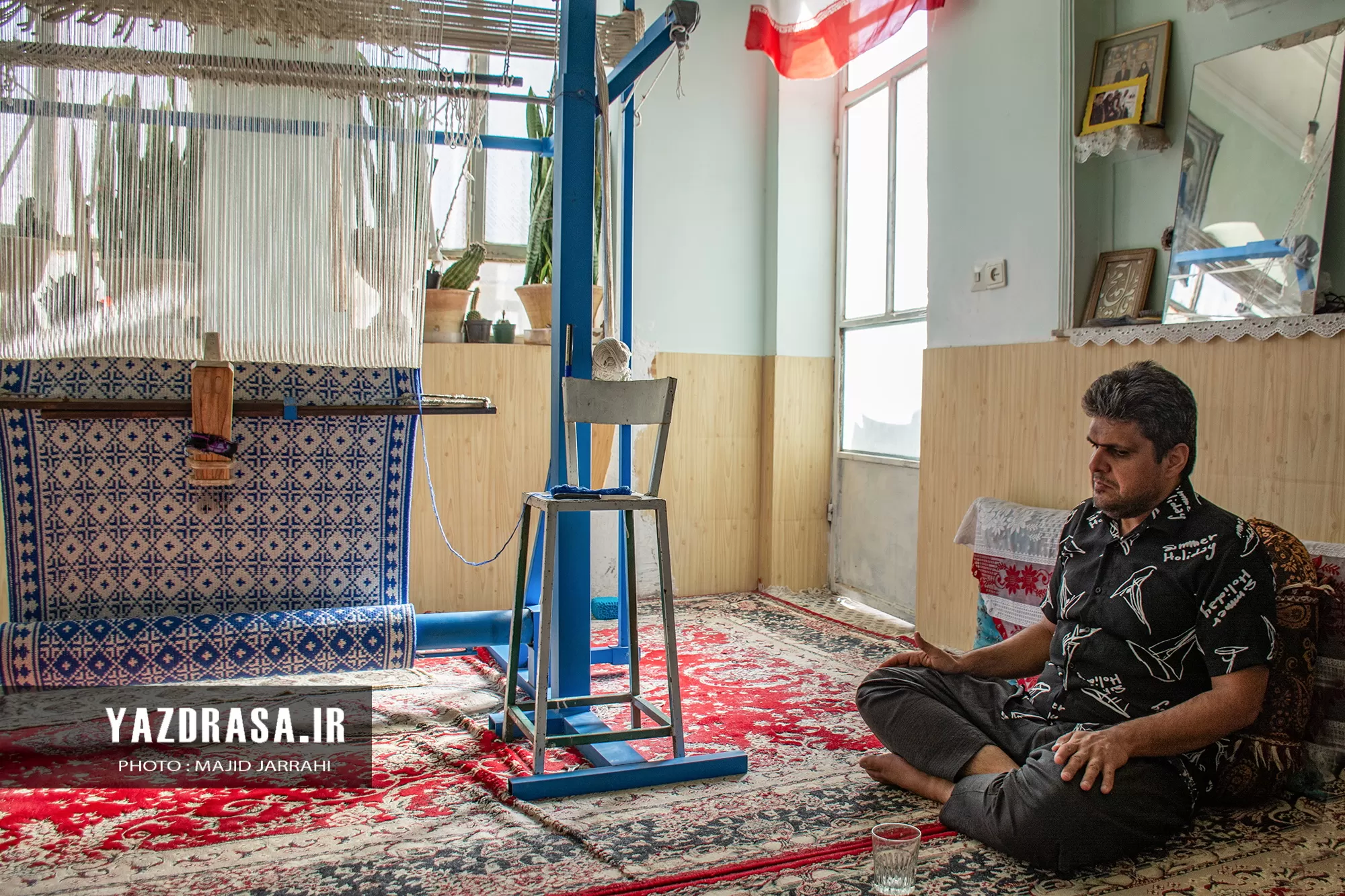 جوان نابینای زیلوباف