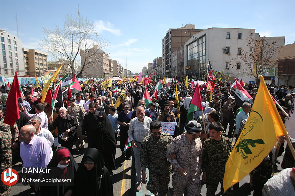 راهپیمایی روز جهانی قدس در تهران