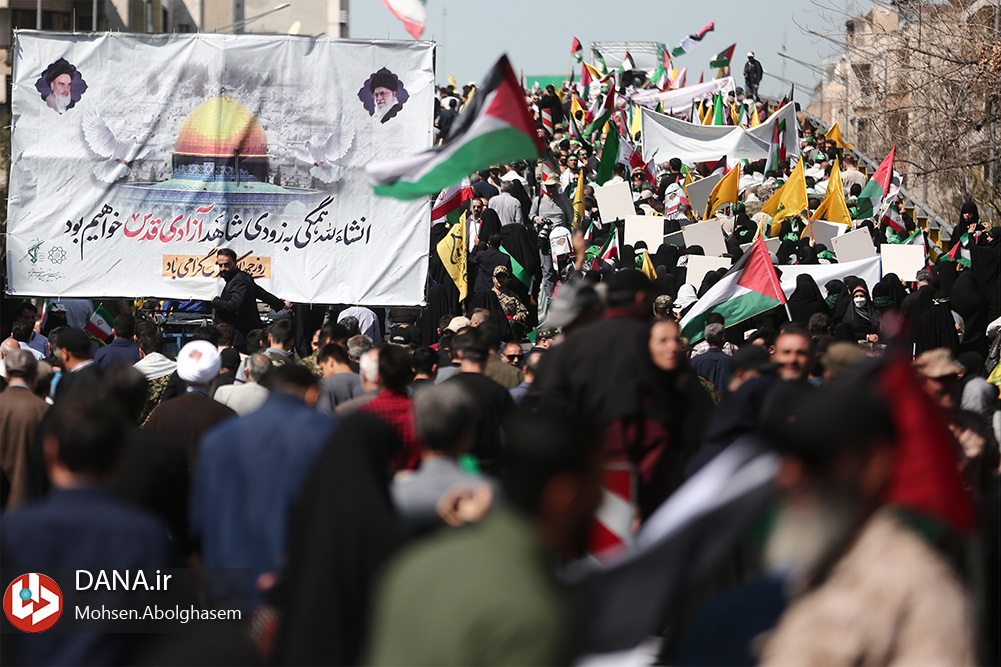 راهپیمایی روز جهانی قدس در تهران