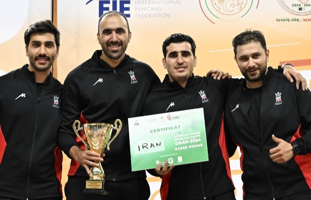 رنکینگ جهانی شمشیربازی| صعود دو پله ای تیم سابر 