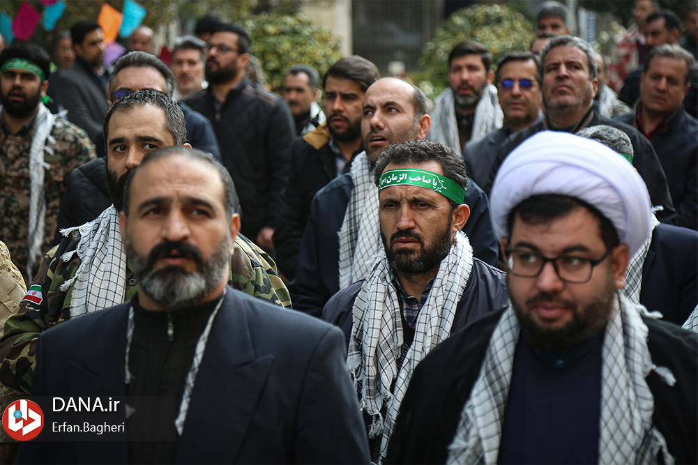 گردهمایی بسیجیان و گردان های بیت المقدس و کوثر