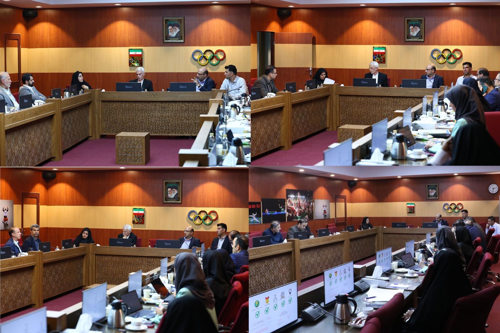 نشست کمیته ملی المپیک با فدراسیون‌های والیبال، تکواندو، هندبال و بسکتبال