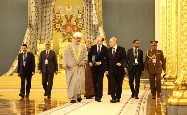 مسکو: پوتین و سلطان عمان درباره ایران رایزنی کردند