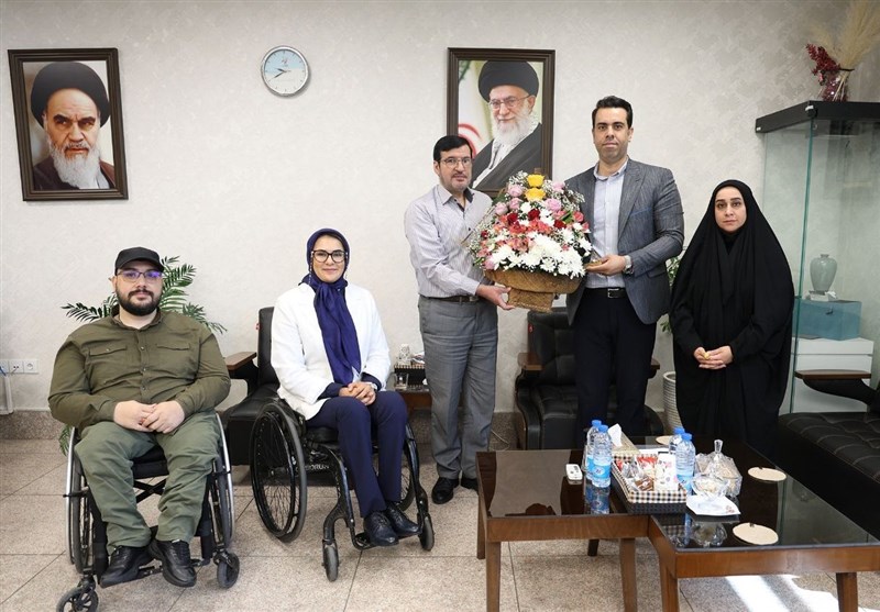 دیدار ۴ ورزشکار طلایی بازی‌های پارالمپیک با رئیس کمیته ملی پارالمپیک