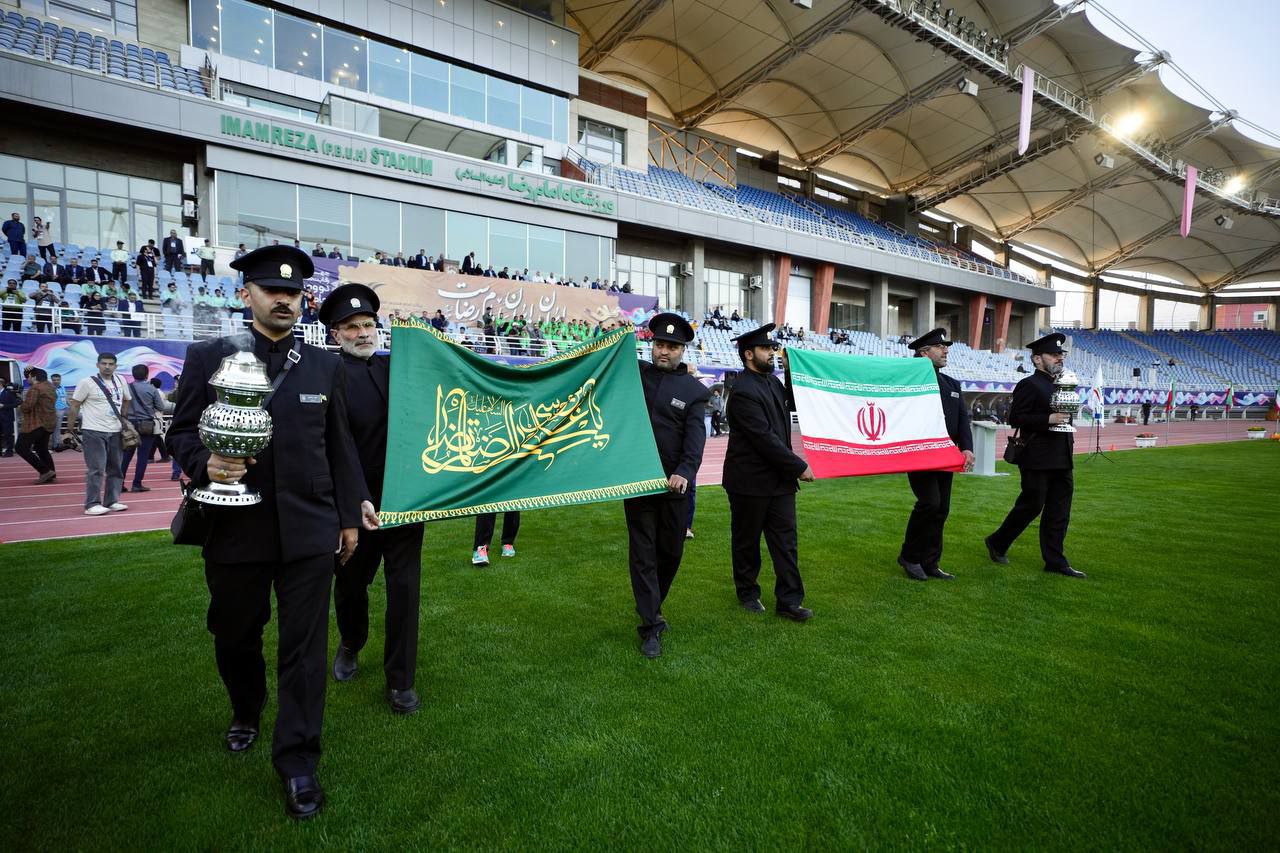 دوومیدانی جام امام رضا| مراسم افتتاحیه برگزار شد
