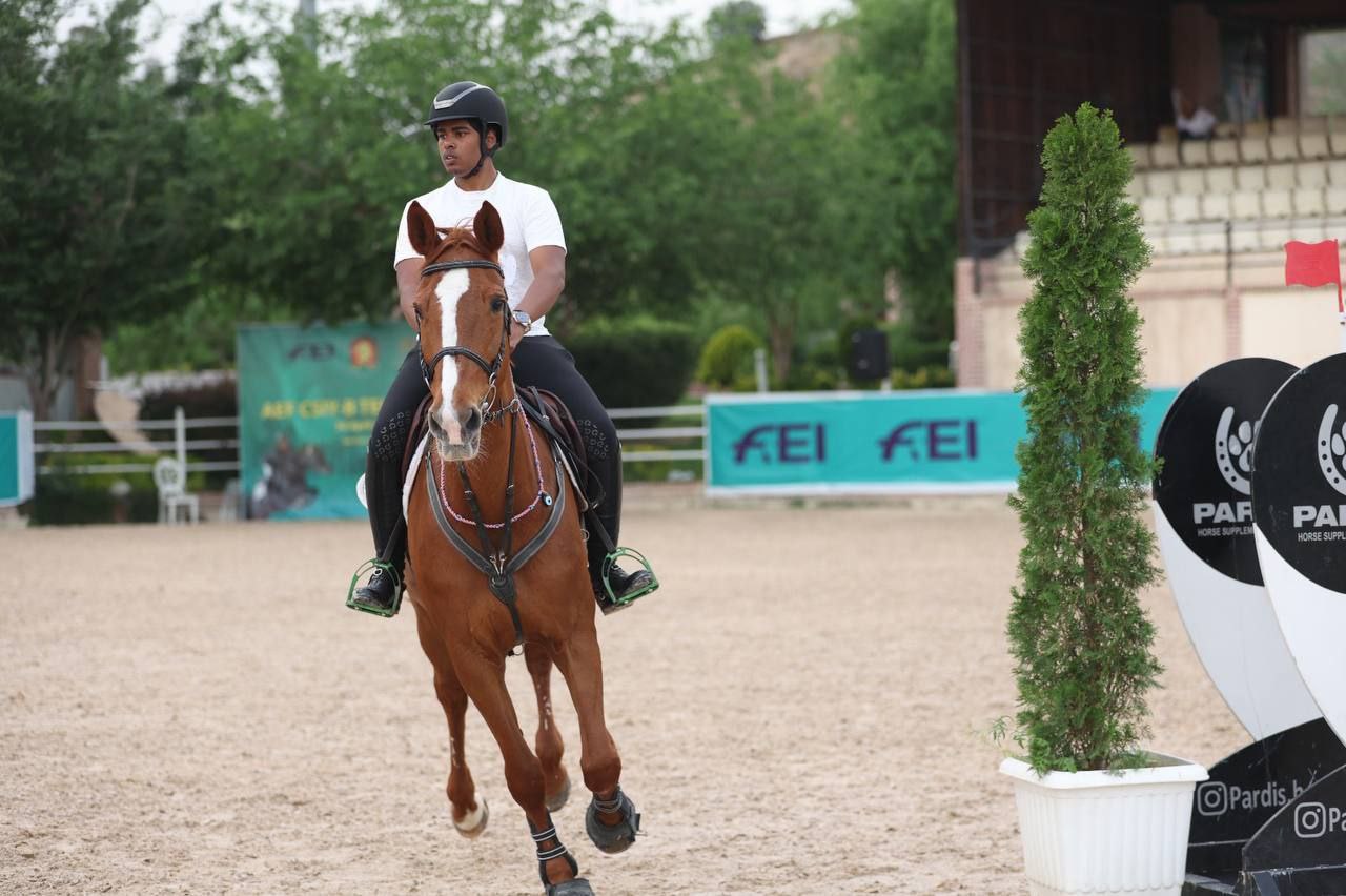 پرش با اسب کاپ جوانان آسیا| پایان مسابقات تهران ۲۰۲۵ با پیشتازی سوارکار ازبکستان