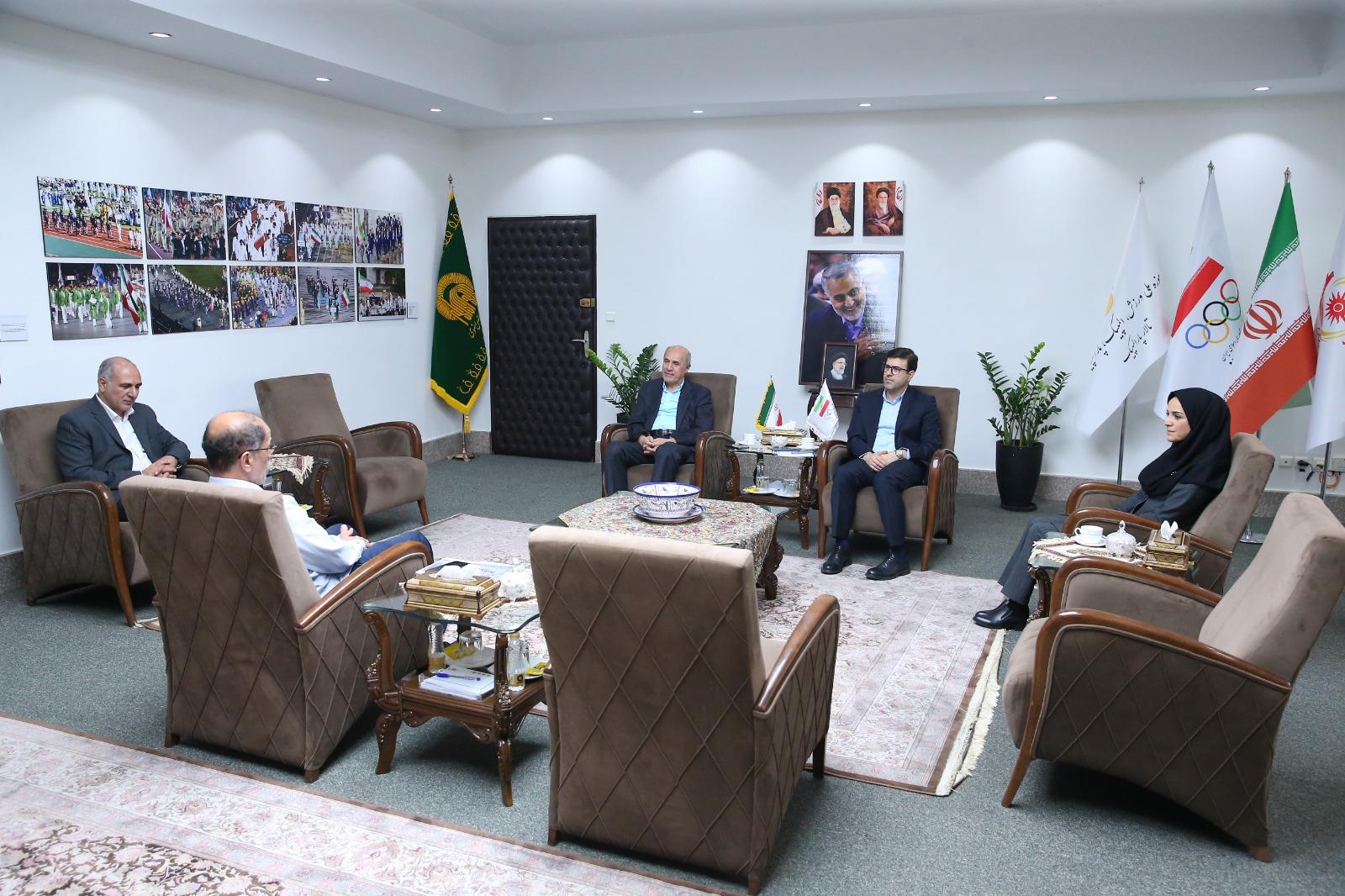 دیدارهای جداگانه معاون وزیر علوم و سرپرست فدراسیون دانشگاهی با رئیس کمیته ملی المپیک