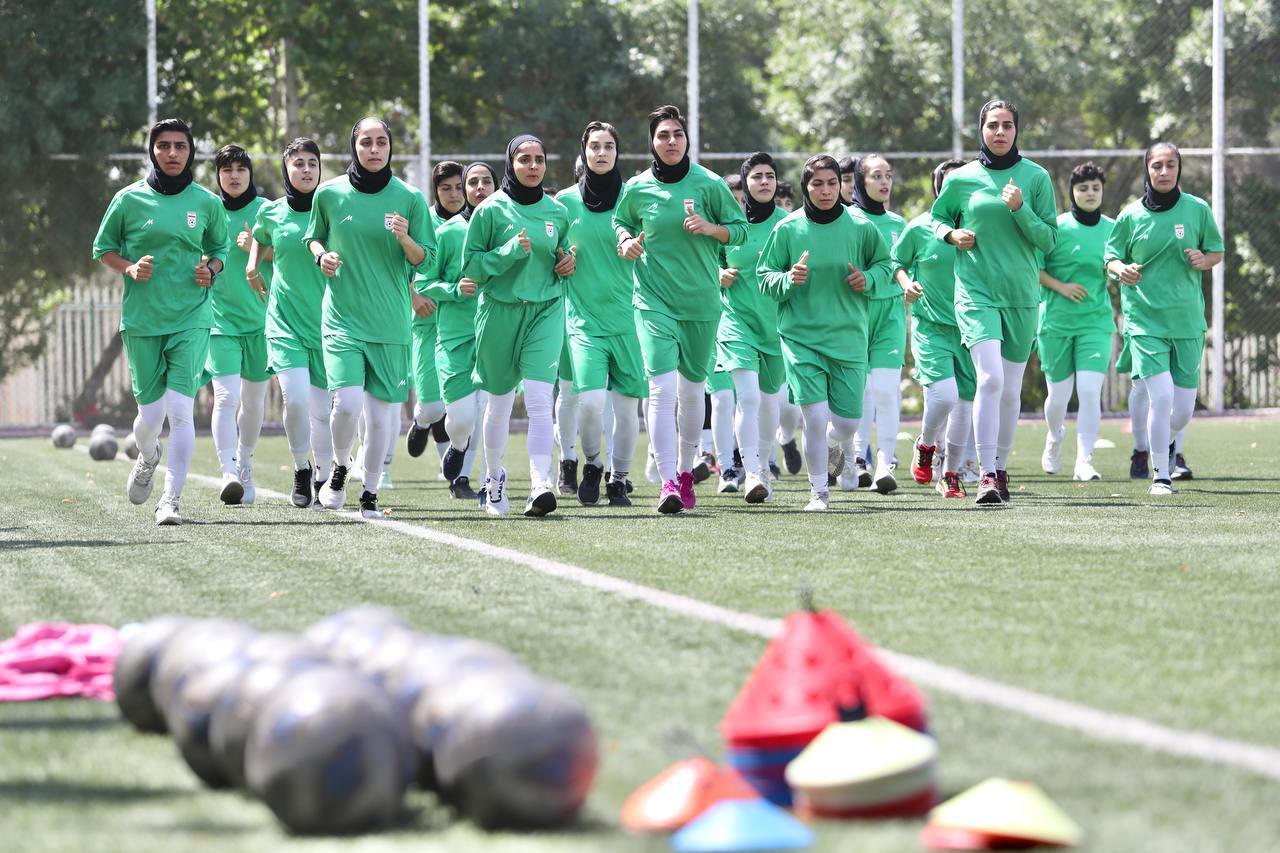 انتخابی جام ملت‌های فوتبال زنان| برگزاری تمرین تیم ملی پیش از بازی با بوتان