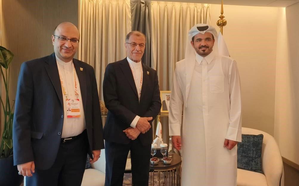 دیدار رئیس و دبیرکل کمیته ملی المپیک ایران با همتایان قطری و کویتی