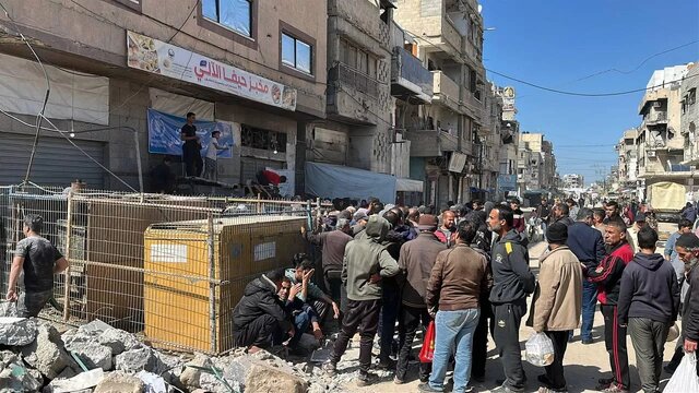 بمباران ۶۸ مرکز و تکیه توزیع غذا در غزه