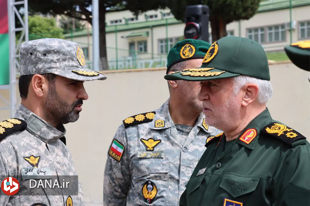 رزمایش مشترک سپاه و ارتش آذربایجان در قره‌باغ