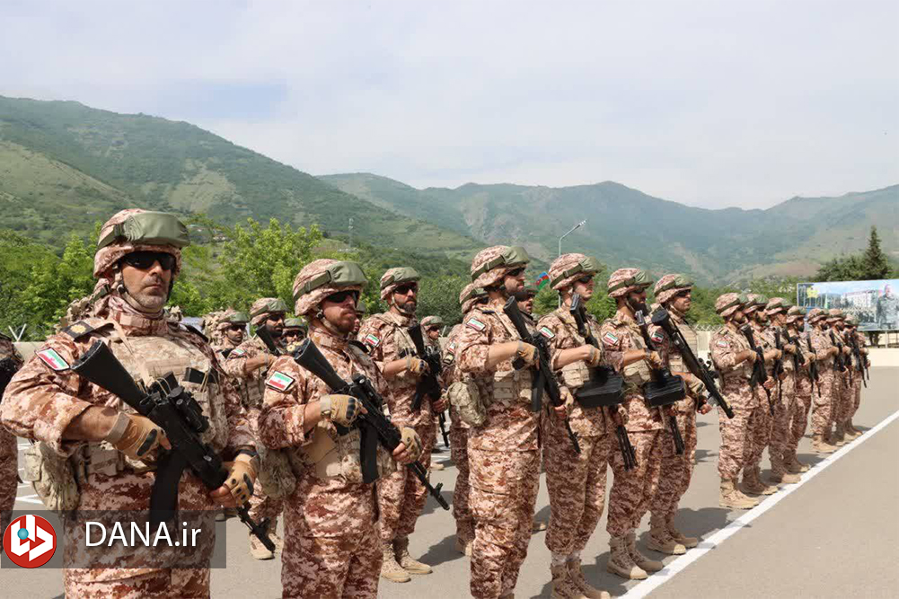 رزمایش مشترک سپاه و ارتش آذربایجان در قره‌باغ