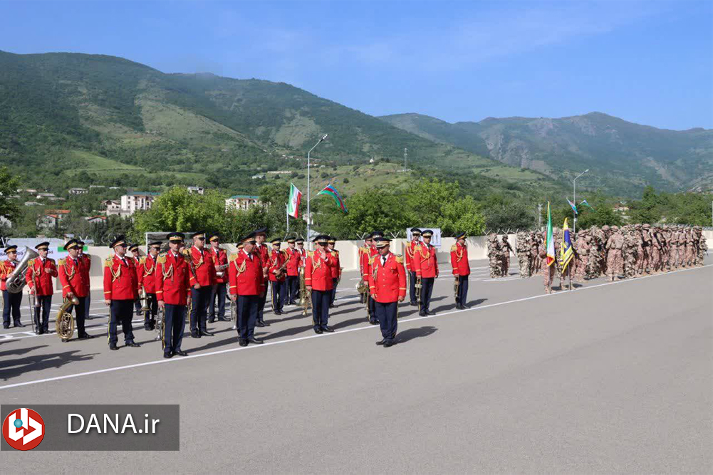 رزمایش مشترک سپاه و ارتش آذربایجان در قره‌باغ