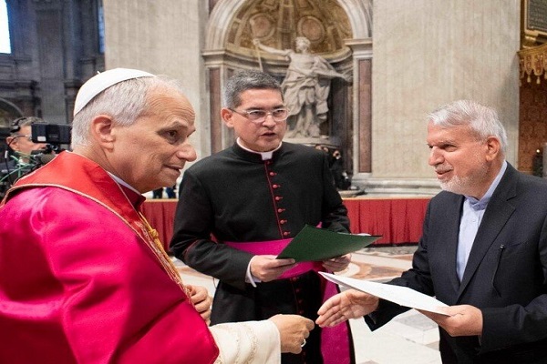 صالحی امیری با پاپ لئون چهاردهم دیدار کرد