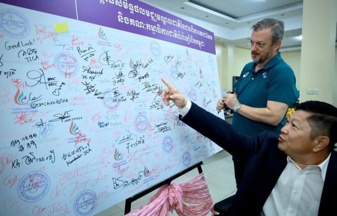 بازدید اندرو پارسونز از زیرساخت‌های ورزشی میزبان آینده بازی‌های پاراآسیایی جوانان