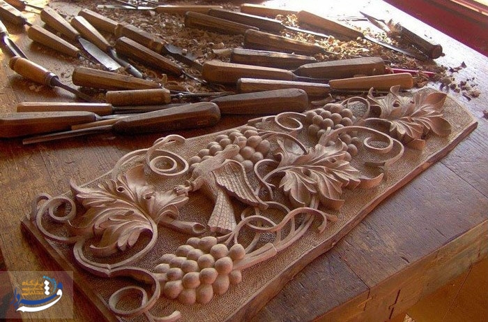معرق‌کاری چوب، هنری اصیل در قم