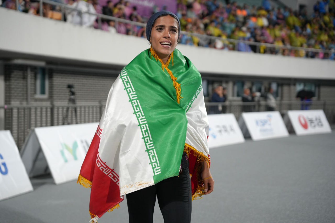 طلای ناب ریحانه از پیست قهرمانی آسیا؛ مبینی تاریخ دوومیدانی را نوشت!