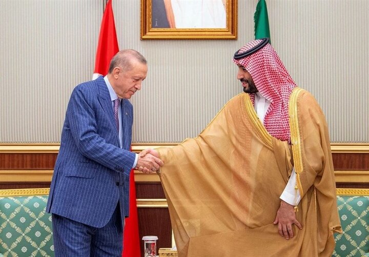 گفتگوی تلفنی اردوغان و محمد بن سلمان در خصوص مسائل منطقه‌ای

