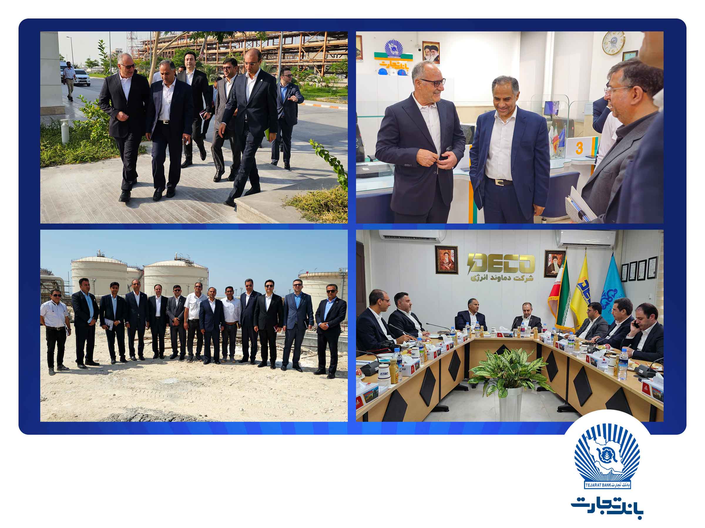 دکتر اخلاقی: ظرفیت‌های بین المللی بانک تجارت در خدمت توسعه صنعت پتروشیمی کشور