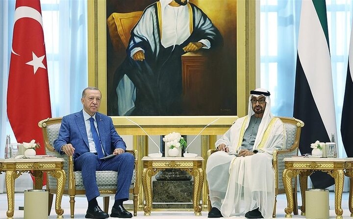 گفتگوی «اردوغان» و رییس امارات درباره تجاوز صهیونیست‌ها به ایران