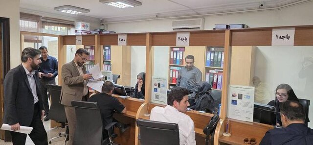 بازدید معاون خدمات الکترونیک قضایی مافا از دفاتر خدمات الکترونیک قضایی