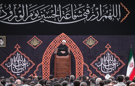 عزاداری شب هشتم محرم در حسینیه امام خمینی(ره) برگزار شد