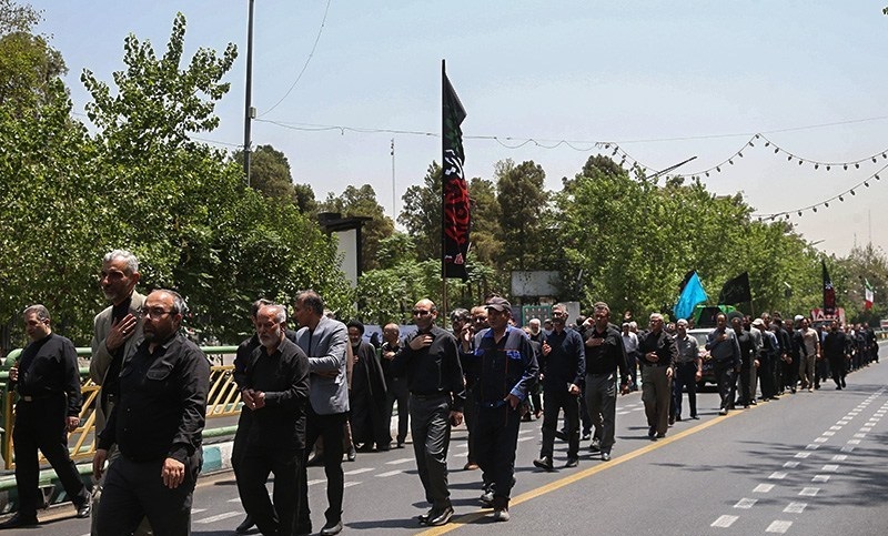 دسته عزاداران دانشگاه تهران صحنهی تجدید پیمان با رهبر انقلاب شد