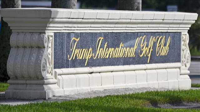 یازدهمین هواپیما بر فراز زمین گلف ترامپ رهگیری شد