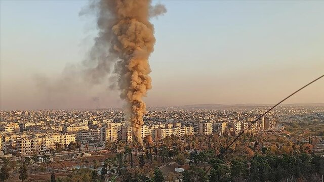 سلسله حملات هوایی رژیم اشغالگر به حومه دمشق