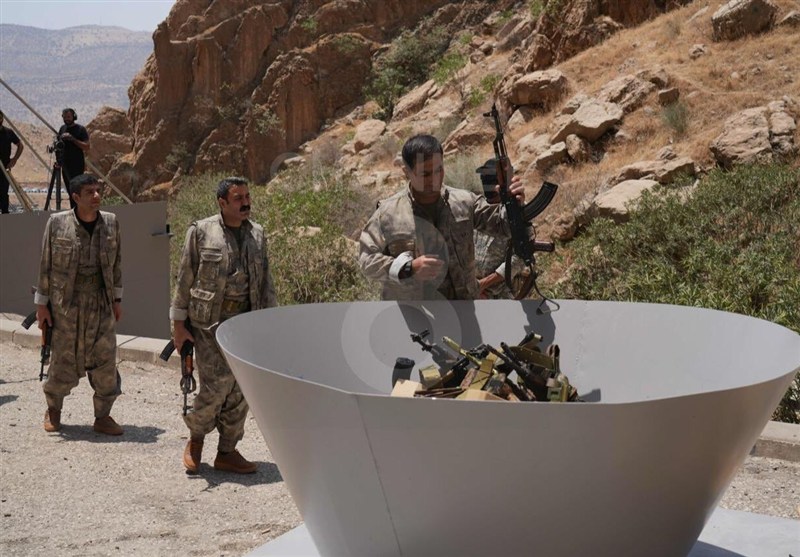 آغاز خلع سلاح پ ک ک
