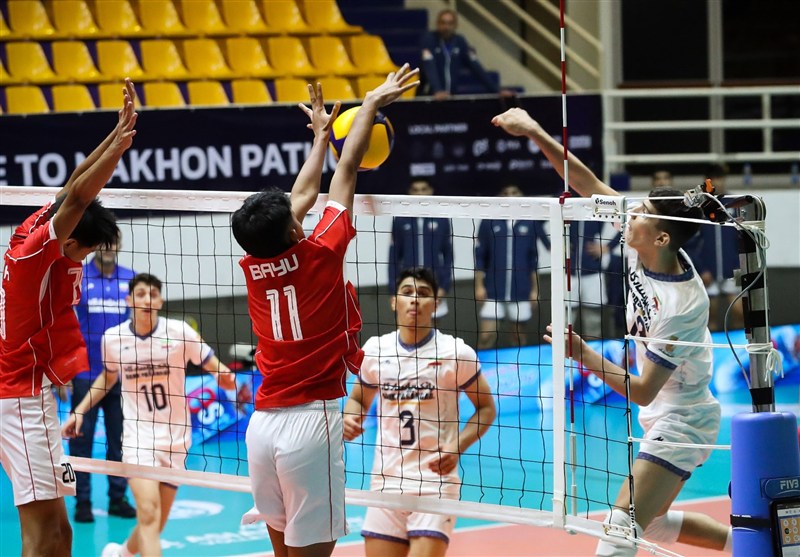 والیبال قهرمانی زیر ۱۶ سال آسیا| ایران به‌سختی از سد اندونزی گذشت