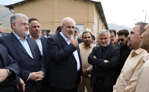 بازدید وزیر نیرو و استاندار تهران از طرح خط جایگزین انتقال آب زیاران