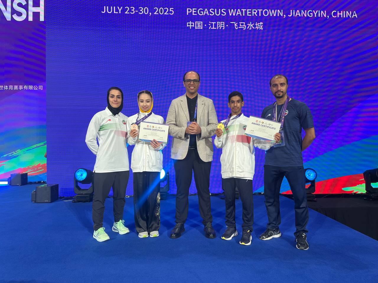 ووشو جوانان قهرمانی آسیا| ضرب نخستین طلا در جیانگ‌یین/ آغاز کار تیم ایران با کسب دو مدال