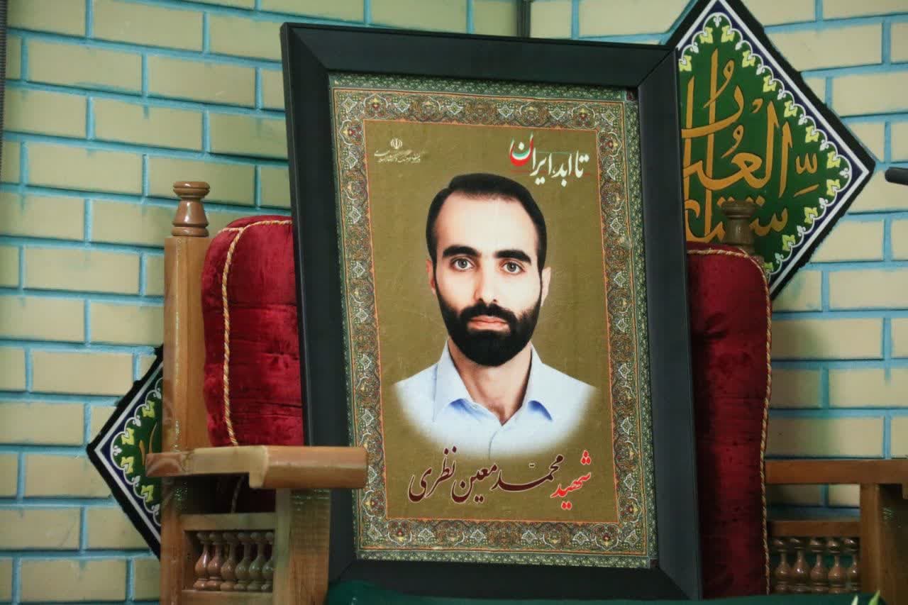 مراسم بزرگداشت چلمین روز شهادت شهید نظری در میان اشک و فریادهای مرگ بر دشمن