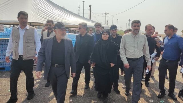 بازدید وزیر راه از مرز چذابه و خدمت‌رسانی به زائران اربعین