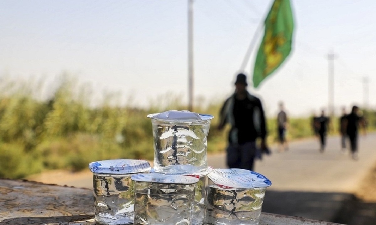 ضرورت مصرف آب بسته‌بندی در پیاده‌روی اربعین